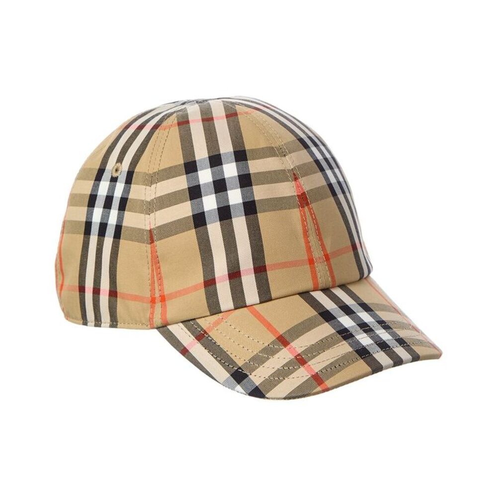 Burberry Girls  Check Baseball Cap, Brown